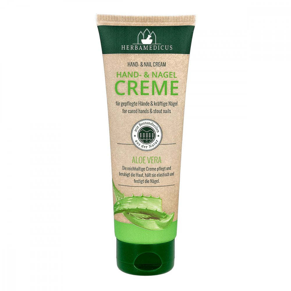 Hand Und Nagelcreme mit Aloe Vera Herbamedicus (125 ml)